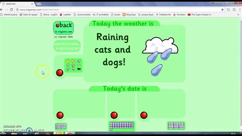 ict games WEATHER & CALENDAR - YouTube