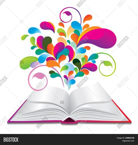 Open Book Color Vector & Photo (Free Trial) | Bigstock