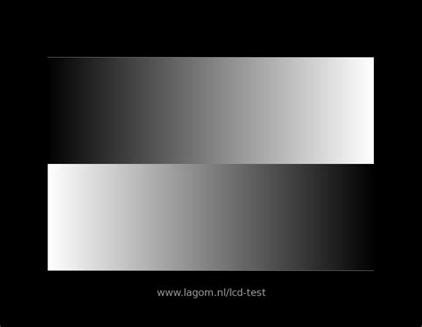 Gradient (banding) - Lagom LCD test