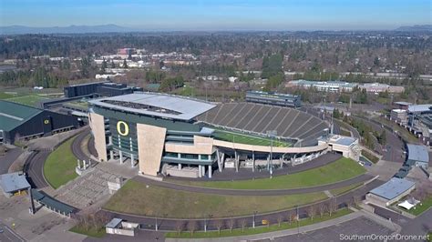 Autzen Stadium Eugene Aerial Stock Video - YouTube