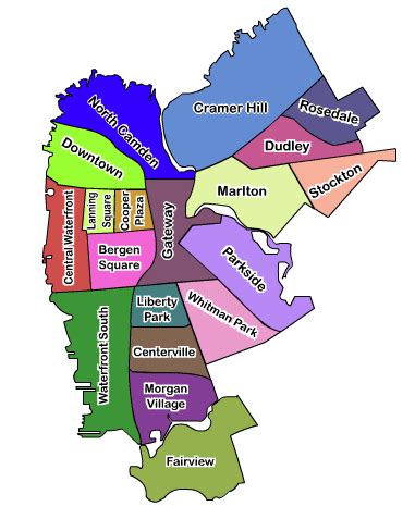 Camden Map Region Political | Map of London Political Regional