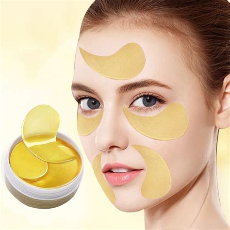 Patches for the Eyes Masks Gold Crystal Collagen Eye Mask Anti Wrinkle Whey Protein Eye Patch ...