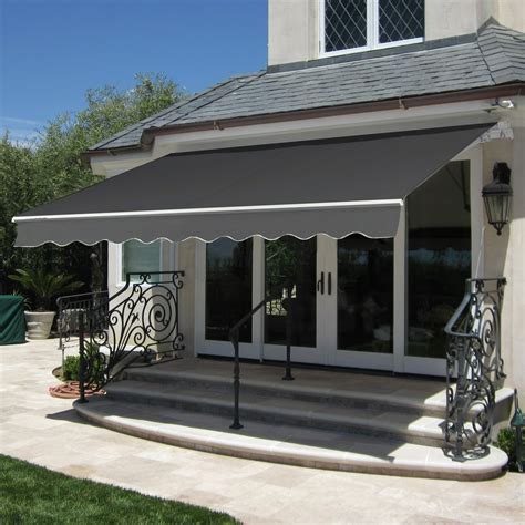 Best Choice Products 98x80in Retractable Patio Sun Shade Awning Cover w/ Aluminum Frame, Crank ...