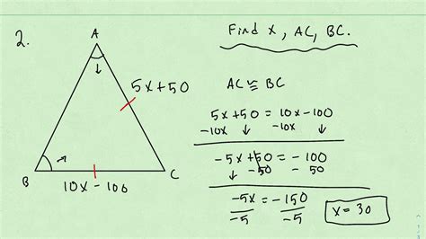 Topic 9-3: Converse Isosceles Triangle Theorem - YouTube