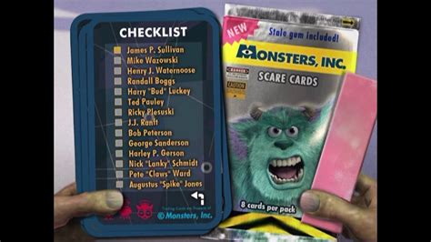 Monster's Inc Collector's Edition - Set Top Activity - Scarer Cards - YouTube