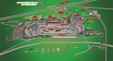 facility map 17114 | Martinsville speedway, Martinsville, Facility