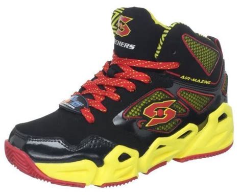 NEW Skechers Hoopz Bankshot Boys Basketball Shoes Sneakers Black 95776L SZ 11 13 #SKECHERS # ...