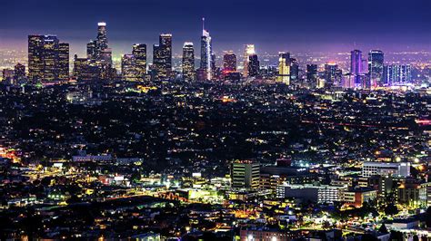 Los Angeles Skyline at Night I Photograph by Eric Gessmann