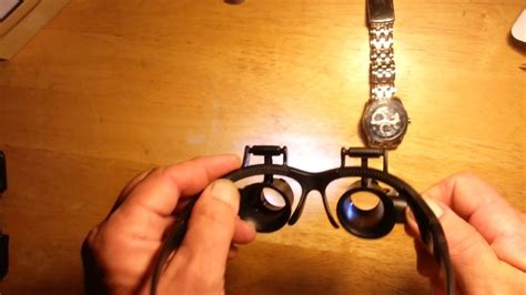 watch repair magnifying glasses - YouTube
