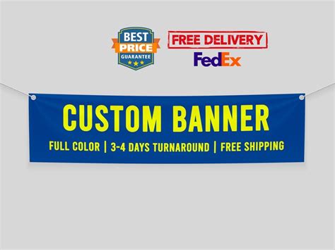 Custom Banner Printing Vinyl Banners any Size any color | Etsy