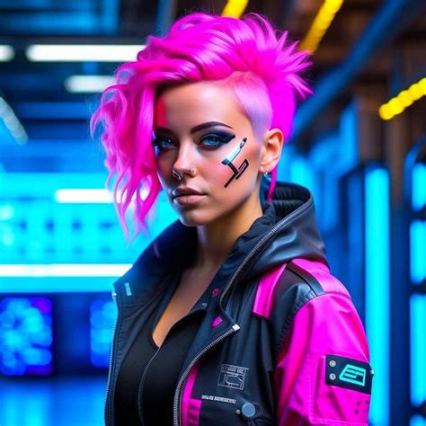 Liv Morgan with Pink Hair Cyberpunk by ofbirth on DeviantArt