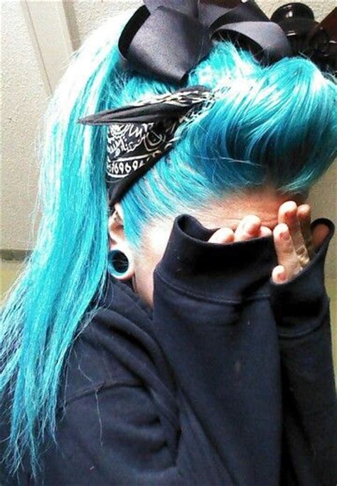 atomic turquoise manic panic #trashley666 | Hair inspiration color ...