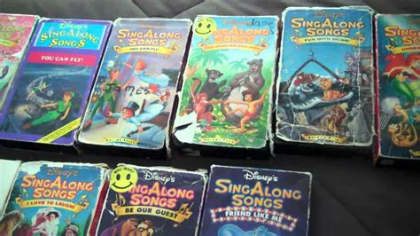 Disney sing along songs vhs collection - ivyloki