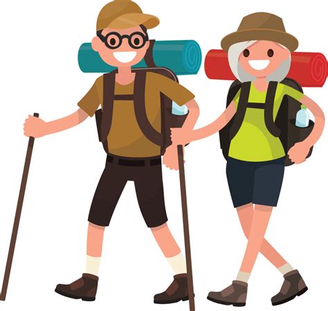 Hiking Cartoon Png Clipart - Full Size Clipart (#5686315) - PinClipart
