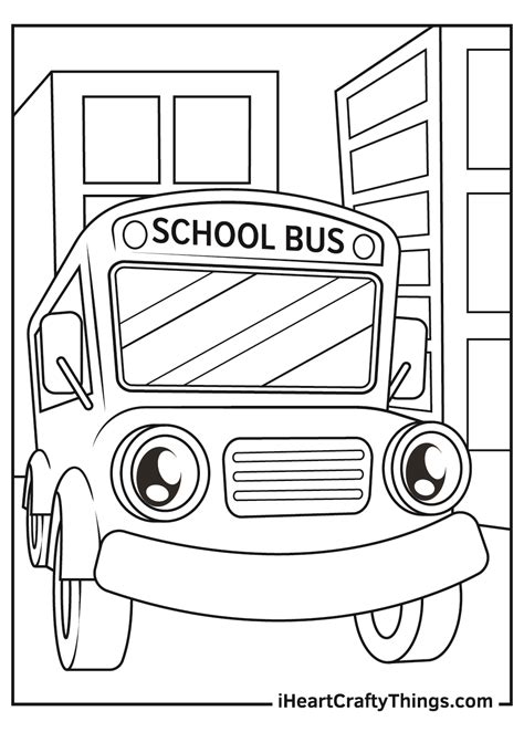 School Bus Coloring Images