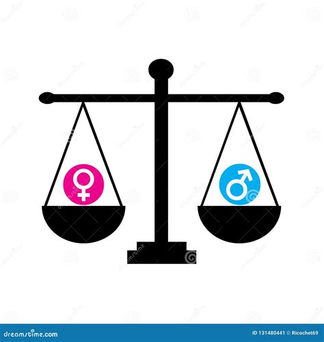 Gender equality symbol stock illustration. Illustration of heterosexual ...