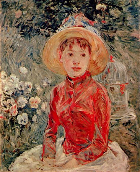 The red blouse - Berthe Morisot - WikiArt.org - encyclopedia of visual arts