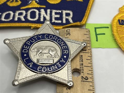 Collectors-Badges Auctions - Los Angeles County Deputy Coroner Badge LA ...