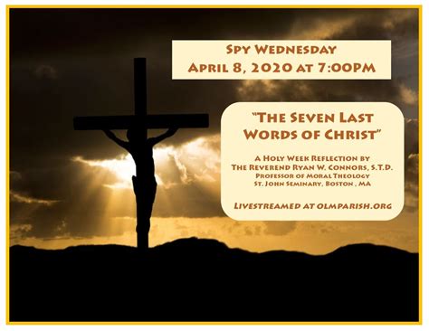 Apr 8 | The Seven Last Words of Christ | East Greenwich, RI Patch