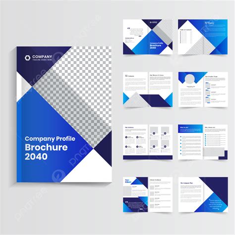 Company Profile Brochure Template 16 Pages Brochure Template Template ...