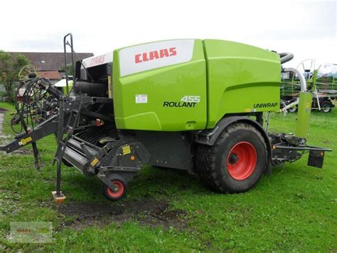 CLAAS ROLLANT 455 RC Uniwrap Round baler - technikboerse.com