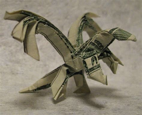 dollar origami dragon ~ art and craft projects easy