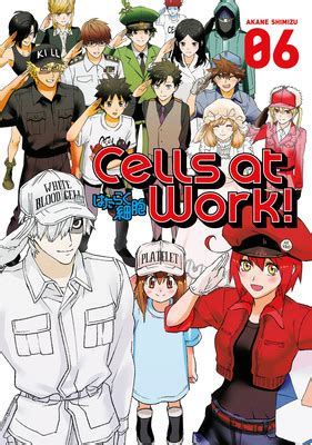 Manga Cells At Work Shelf