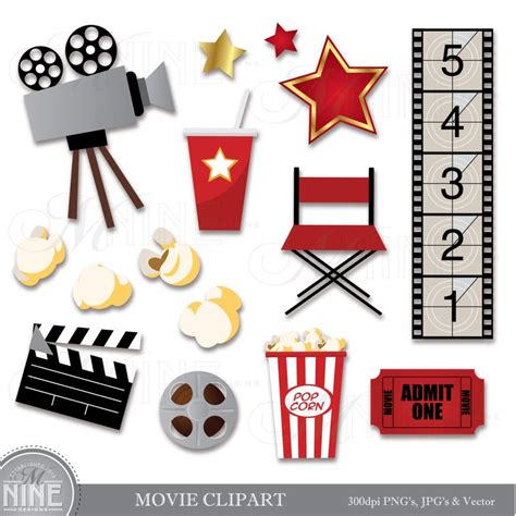 MOVIE Clip Art Película Clipart Descargar, Película Party Theater Clip ...