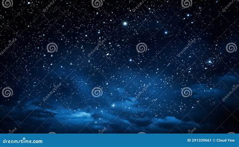 Stunning Celestial Night Sky Stars Stock Illustration - Illustration of deep, shiny: 291339661