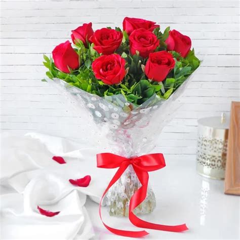 Buy/Send Beautiful Bouquet of 8 Roses Online | IGP | JVS1203715