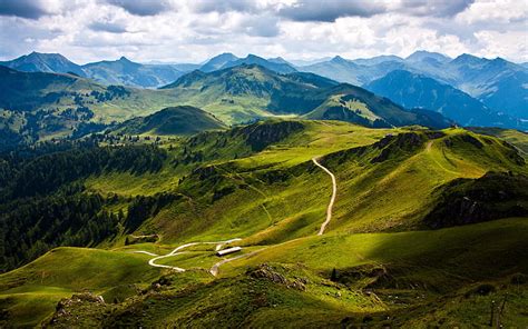 HD wallpaper: Kitzbuhel Mountain View, landscape, mountains, nature ...