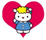 Hello Kitty, My Melody, and other Sanrio characters at SanrioTown