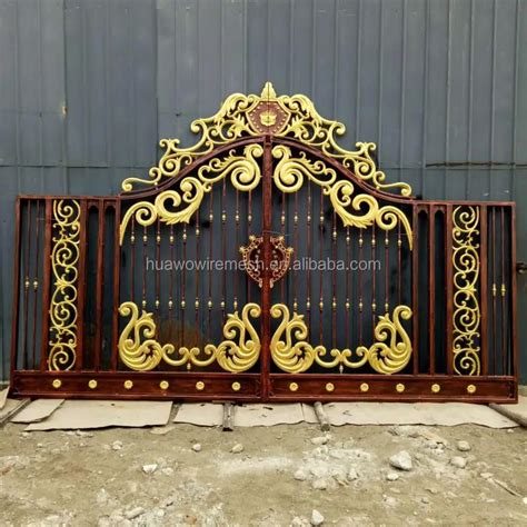 Wrought Iron Fence Gate Designs - Buy Fence Gate,Wrought Iron Fence ...