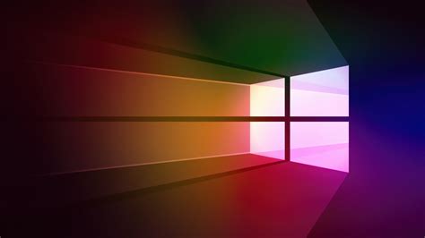 Windows 10 Wallpaper 4K, Colorful background, 5K