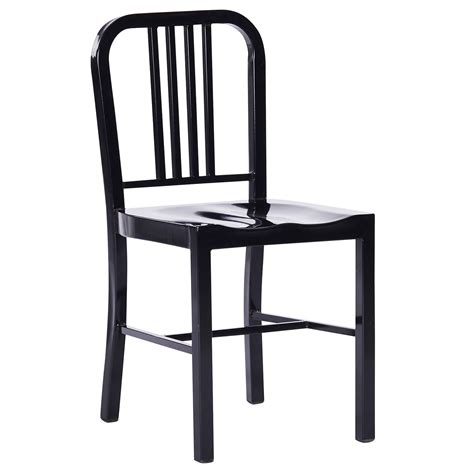 Industrial Metal Indoor Dining Chair, Set of 2 – Christies Home Living