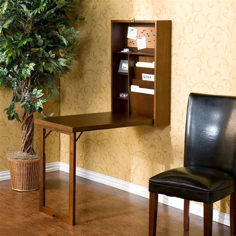 Wall-Mounted Fold-Out Convertible Desk | Kohls Wall Mounted Folding Table, Wall Mounted Desk ...