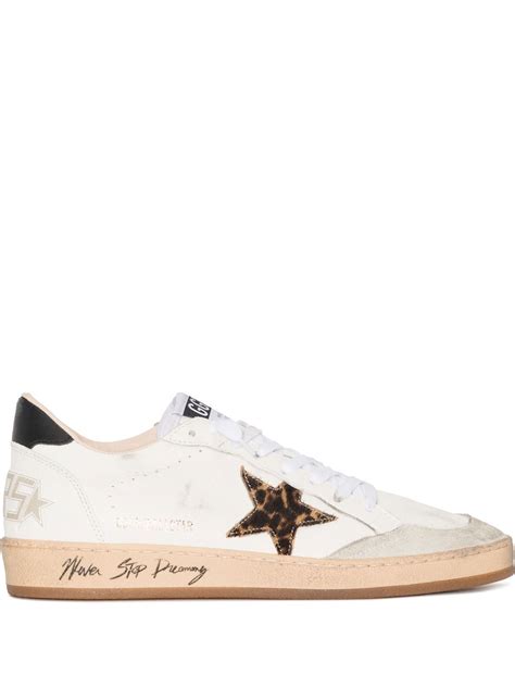 Golden Goose star-patch lace-up Sneakers | White | FARFETCH UK