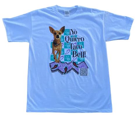 XL BRAND NEW Vintage 1998 Yo Quiero Taco Bell Shirt Chihuahua Dog Promo Tee $39.99 - PicClick