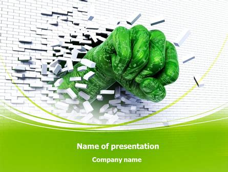 Technological Breakthrough Presentation Template for PowerPoint and ...