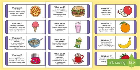 These cards aim to support drawing inferences as part of a guessing game. The cards can be used ...