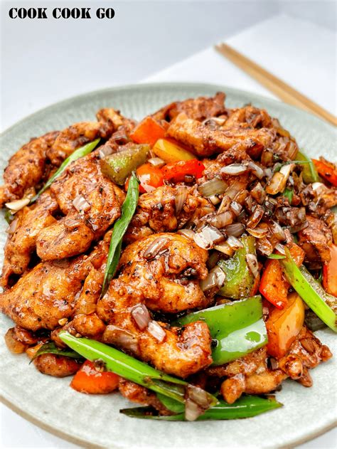 The Best Chinese Pepper Chicken - COOK COOK GO