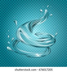 Water Splash Vector 3d Illustration Stock Vector (Royalty Free) 676017205 | Shutterstock