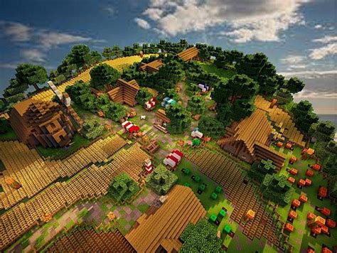 Medieval Farm Village (World save and MCEdit Schematic, 1.7) Minecraft Map