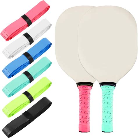 Amazon.com : PEUTIER 6pcs Pickleball Grip Tape, Pickleball Handle Wrap ...