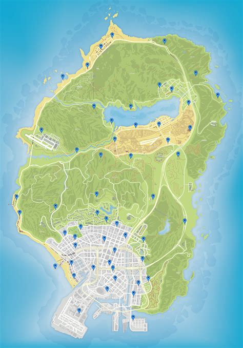 Basic map of all 54 playing card locations : r/gtaonline