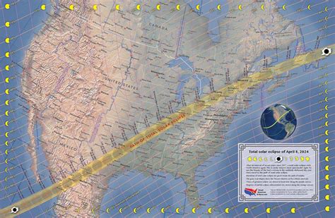 Solar eclipse 2024 path of totality interactive map