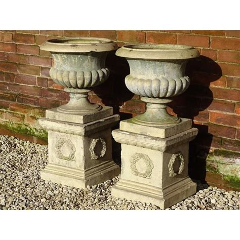 Pair Antique Garden Urns | Urns and Planters | Holloways Garden Ornaments