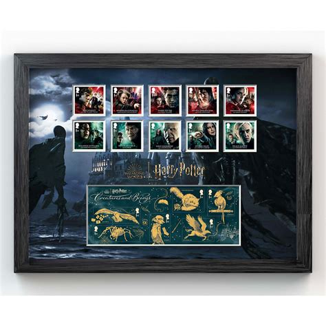 Official Harry Potter 2023 Framed Collectable Stamps and ...