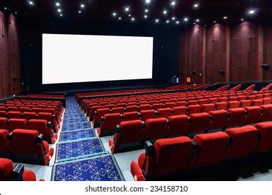 Empty Movie Theater Red Seats Stock Photo 234158710 | Shutterstock