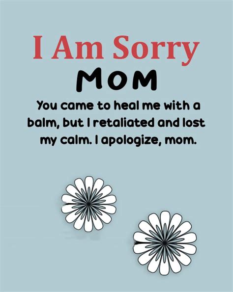 200+ Sorry Messages For Mom - What To Write In A Sorry Card To Mother – Tiny Inspire